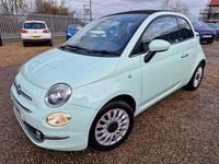 Used Fiat 500C Lounge 69 HP (50 kW) 2016 Green Cabriolet