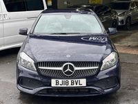 Used Mercedes A180 AMG line 2018 Blue Hatchback