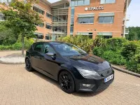 Used Seat Leon FR 184 HP (135 kW) 2015 Black Hatchback