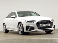 Used Audi A4 S-Line 150 HP (110 kW) 2022 White Sedan