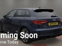 Used Audi A3 Sportback Black Edition 2019 Blue Hatchback
