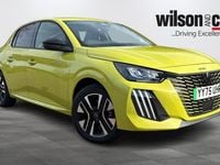 New Peugeot e-208 Allure 114 kW (156 HP) 2025 Yellow Hatchback