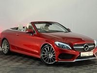 Used Mercedes C250 AMG Line Premium Plus 201 HP (147 kW) 2017 Red Cabriolet
