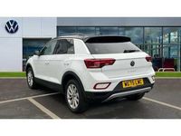 New VW T-Roc Match 150 HP (110 kW) 2025 Pure white flat black SUV