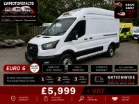 Used Ford Transit 130 HP (95 kW) 2022 White Van