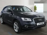 Used Audi Q5 S-line plus 190 HP (139 kW) 2016 Blue SUV