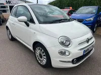 Used Fiat 500 Lounge 69 HP (50 kW) 2017 White Hatchback
