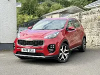 Used Kia Sportage GT-Line 115 HP (84 kW) 2018 Red SUV