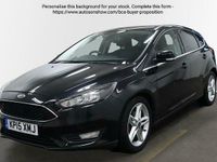 Used Ford Focus Zetec 125 HP (91 kW) 2015 Black Hatchback