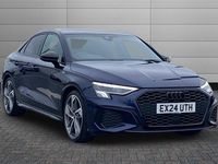 Used Audi A3 Black Edition 150 HP (110 kW) 2024 Blue Sedan