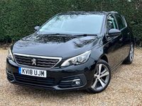 Used Peugeot 308 Allure 130 HP (95 kW) 2018 Black Hatchback