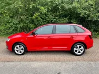 Used Skoda Rapid SE 105 HP (77 kW) 2014 Red Hatchback