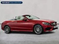 Used Mercedes C300 AMG Line Premium Plus 245 HP (180 kW) 2018 Red Cabriolet