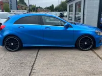 Used Mercedes A180 AMG 109 HP (80 kW) 2013 Blue Hatchback
