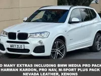 Used BMW X3 M Sport 190 HP (139 kW) 2017 White SUV