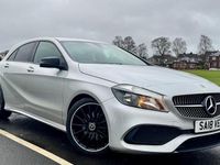 Used Mercedes A180 AMG line 122 HP (89 kW) 2018 Silver Hatchback