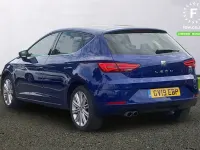 Used Seat Leon XCELLENCE 150 HP (110 kW) 2019 Blue Hatchback