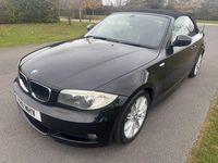 Begagnad BMW 120 Cabriolet M Sport 177 HK (130 kW) 2011 Svart Cab