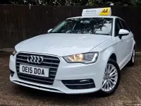 Used Audi A3 Design 110 HP (80 kW) 2015 White Hatchback