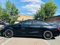 Used Mercedes CLA220 AMG line 170 HP (125 kW) 2018 Black Coupe