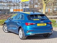 Used Audi A3 Sport 150 HP (110 kW) 2021 Blue Sedan