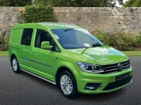 Used VW Caddy Maxi 148 HP (108 kW) 2018 Green MPV