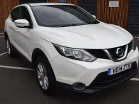 Used Nissan Qashqai Acenta 115 HP (84 kW) 2014 White SUV