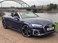 Used Audi A5 Cabriolet Design 150 HP (110 kW) 2021 Blue Cabriolet