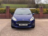 Used Ford Fiesta Zetec 2015 Blue Hatchback