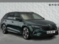 Used Skoda Octavia vRS 265 HP (194 kW) 2026 Royal green metallic Estate