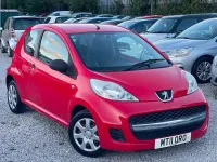 Used Peugeot 107 68 HP (50 kW) 2011 Red Hatchback