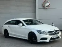 Used Mercedes CLS220 AMG line 177 HP (130 kW) 2017 White Coupe