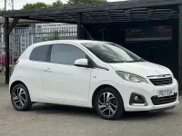 Used Peugeot 108 Allure 82 HP (60 kW) 2017 White Hatchback