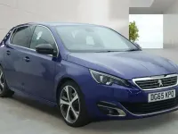 Used Peugeot 308 GT-line 131 HP (96 kW) 2015 Blue Hatchback