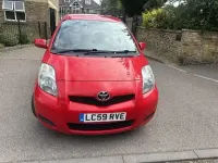 Used Toyota Yaris 101 HP (74 kW) 2009 Red Hatchback