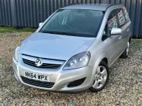 Used Vauxhall Zafira 120 HP (88 kW) 2014 Silver MPV