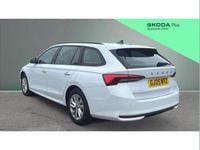 Used Skoda Octavia SE Technology 116 HP (85 kW) 2025 White Estate