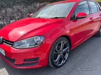 Used VW Golf VII S 110 HP (80 kW) 2016 Red Hatchback
