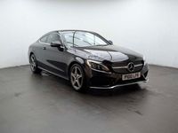 Used Mercedes C250 AMG line 204 HP (150 kW) 2017 Black Coupe