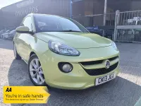 Used Vauxhall Adam Jam 70 HP (51 kW) 2013 Yellow Hatchback