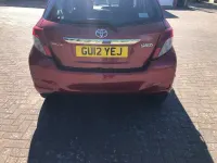 Used Toyota Yaris 99 HP (72 kW) 2012 Red Hatchback