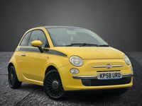 Used Fiat 500 Lounge 69 HP (50 kW) 2008 Yellow Hatchback