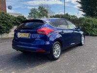 Used Ford Focus Zetec 2017 Blue Hatchback