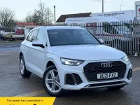 Used Audi Q5 S-Line 204 HP (150 kW) 2021 White SUV