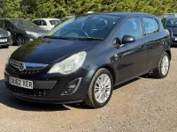 Used Vauxhall Corsa S 2012 Black Hatchback