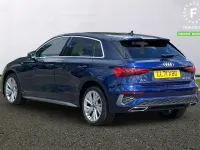 Begagnad Audi A3 e-tron S-Line 2021 Blå Halvkombi