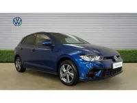 Used VW Polo R-line 110 HP (80 kW) 2024 Blue Hatchback