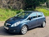 Used Vauxhall Corsa Design Edition 89 HP (65 kW) 2009 Blue Hatchback