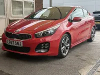 Used Kia ProCeed GT-Line S 120 HP (88 kW) 2017 Red Hatchback