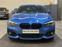 Begagnad BMW 118 Efficient Dynamics 2019 Blå Halvkombi